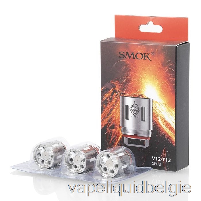 Vape België Smok Tfv12 Vervangende Spoelen & Rba 0.12ohm V12-t12 Duodenaire Spoel (pak Van 3)